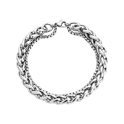 alliage de zinc bracelet, unisexe & styles différents pour le choix, Longueur Environ 7-7.5 pouce, Vendu par PC