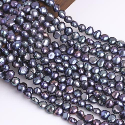 Keishi Viljellyt makeanveden helmen helmet, Barokki, tee-se-itse, malakiittivihreä, 6-7mm, Pituus 35 , Myymät PC