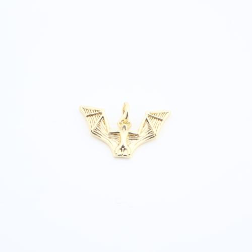 Brass Jewelry Pendants Bat plated DIY gold nickel lead & cadmium free Sold By PC