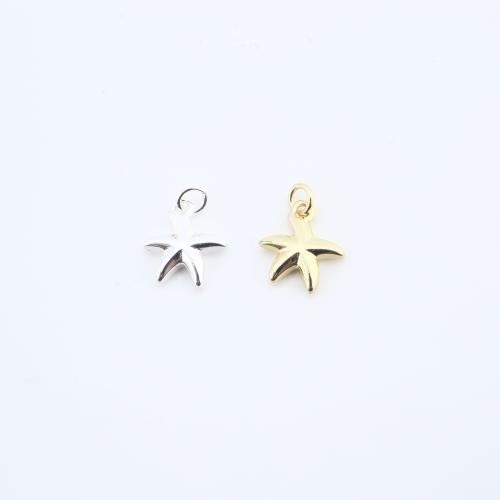 Mosaz Šperky Přívěsky, Hvězdice, á, DIY, více barev na výběr, nikl, olovo a kadmium zdarma, 11x10x3mm, Prodáno By PC