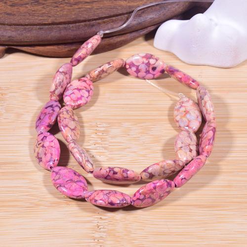 Gemstone šperky Korálky, Chrysanthemum kámen, DIY, smíšené barvy, Prodáno za 38 cm Strand