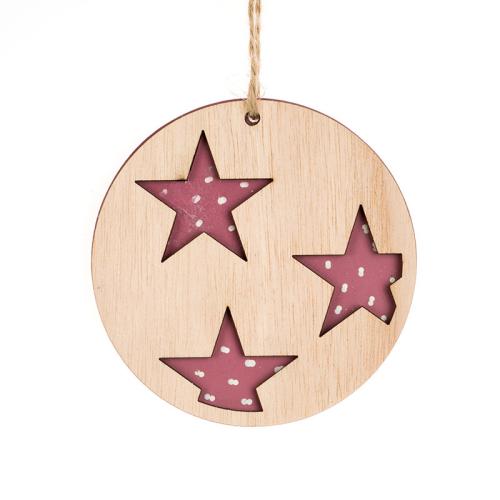 Wood Christmas Tree Decoration & hollow Sold By PC