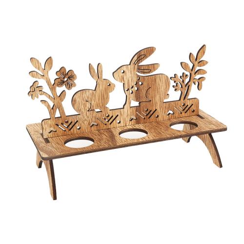 Décoration de mode , bois, lapin, styles différents pour le choix, 200x100x135mm, Vendu par PC