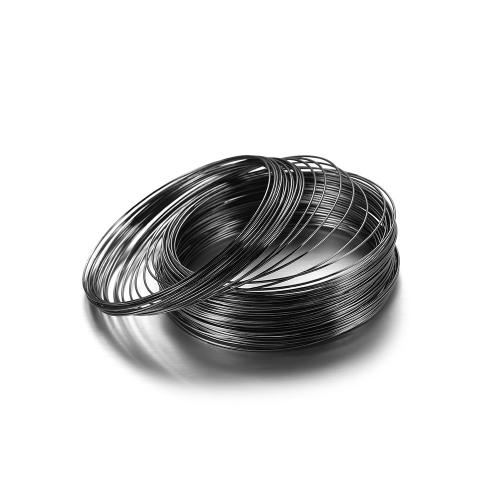 Iron Bangle Wire plated DIY 0.60mm Inner Approx 60mm Sold By Bag