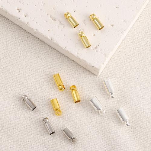 Brass End Cap plated DIY Sold By Bag