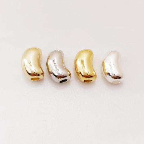 Brass Spacer Beads Bean plated DIY Approx 2.2mm Sold By PC