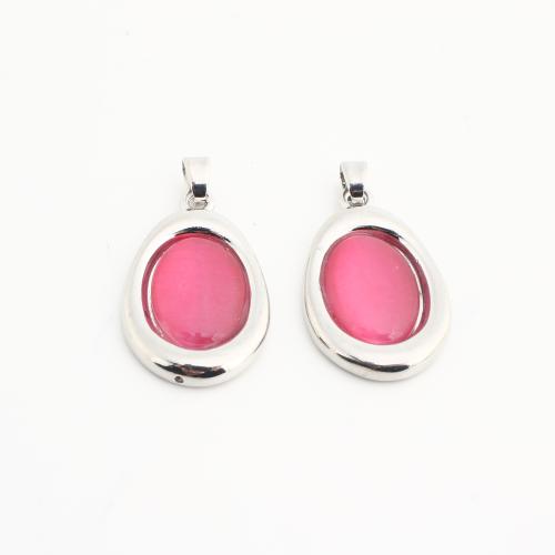 Crystal Pendants Brass with Crystal Teardrop plated DIY mixed colors nickel lead & cadmium free Sold By Bag