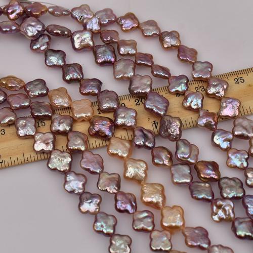 Natural Freshwater Pearl Loose Beads Baroque gold color plated DIY u7ea613mm Sold By Strand