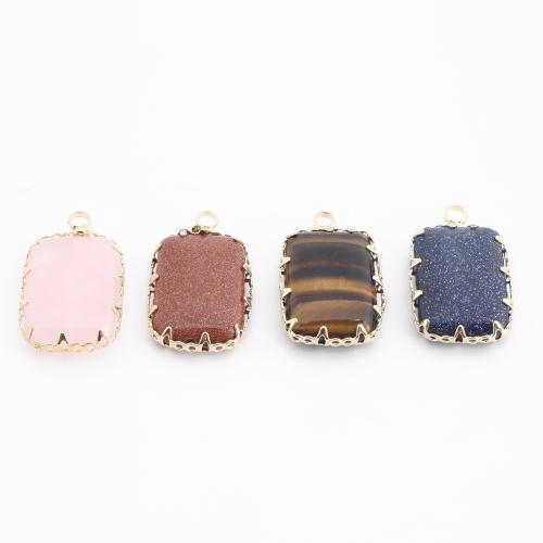 Resin Pendant Brass with Resin Geometrical Pattern gold color plated DIY Sold By PC