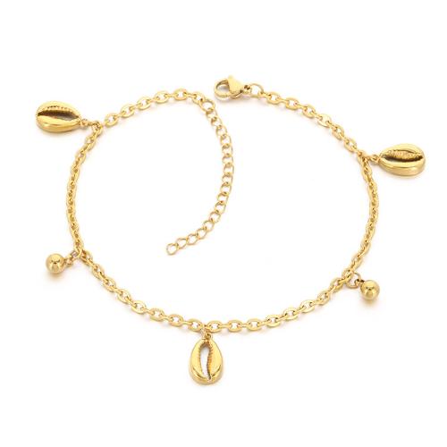 Titanium Steel κόσμημα του αστράγαλου, χρώμα επίχρυσο, διαφορετικά στυλ για την επιλογή & για τη γυναίκα, Sold Με PC