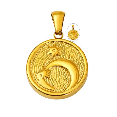 Stainless Steel korut Riipukset, 304 Stainless Steel, kullan väri kullattu, tee-se-itse & eri tyylejä valinta, Myymät PC