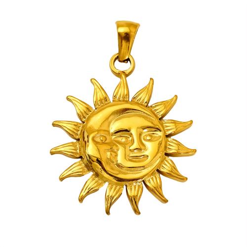 Stainless Steel korut Riipukset, 304 Stainless Steel, kullan väri kullattu, tee-se-itse & Erilaisia malleja valinta, Myymät PC