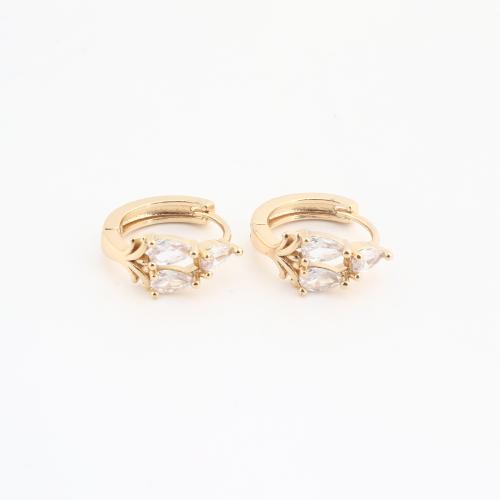 銅 Huggie輪っかのイヤリング, ゴールドメッキ, 女性用 & ライン石のある, 20パソコン/バッグ, 売り手 バッグ