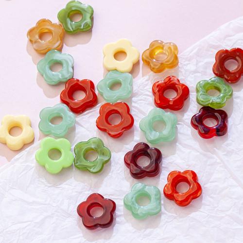 Akrylové Přívěsky, Akryl, Květina, DIY & různé velikosti pro výběr, více barev na výběr, 100PC/Bag, Prodáno By Bag