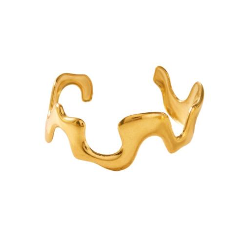 304 Stainless Steel Cuff Bangle plated fashion jewelry & for woman Inner Approx 62mm Sold By PC