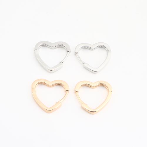 ottone orecchino a sostegno, placcato, per la donna & con strass & cavo, nessuno, 20PC/borsa, Venduto da borsa