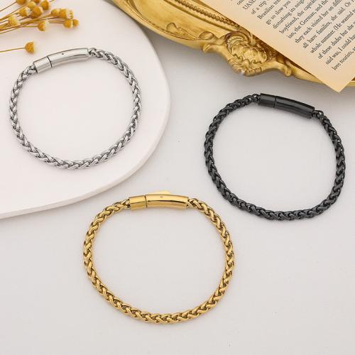 304 Stainless Steel Bracelet plated fashion jewelry & Unisex Sold By PC