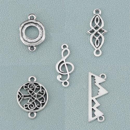 Zinc Alloy Connector antique silver color plated DIY Sold By PC