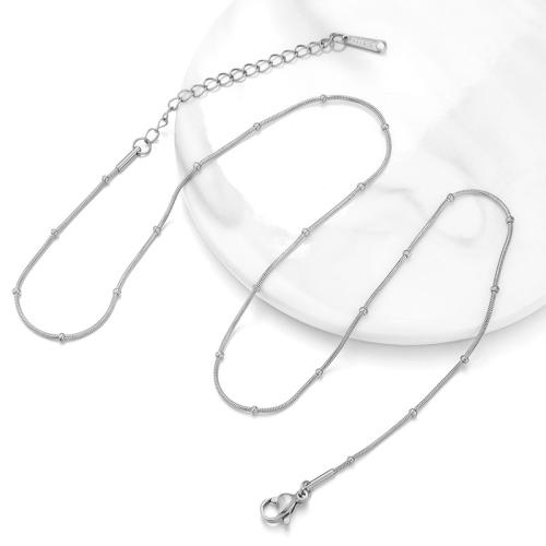 304 Stainless Steel Kaulakoru Chain, päällystetty, Unisex & käärmeketju, enemmän värejä valinta, 10PC/laukku, Myymät laukku