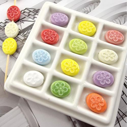 Porcelain Jewelry Beads Flower DIY Approx 2mm Sold By Bag