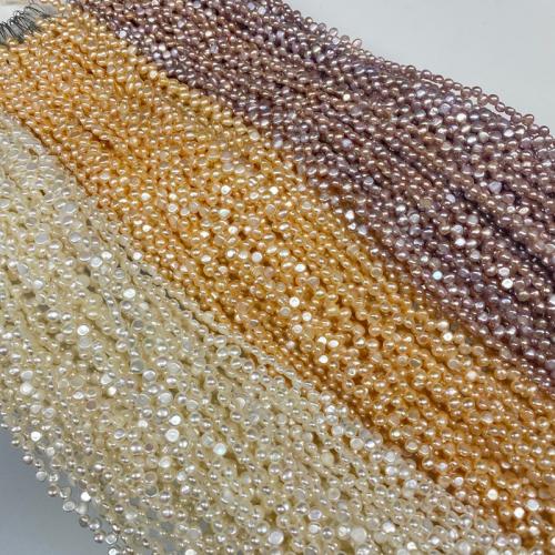 Keishi Gekweekte Zoetwaterparels, Zoetwater Parel, natuurlijke & DIY & top geboord, meer kleuren voor de keuze, beads size 3-4mm, Per verkocht Ca 37 cm Strand