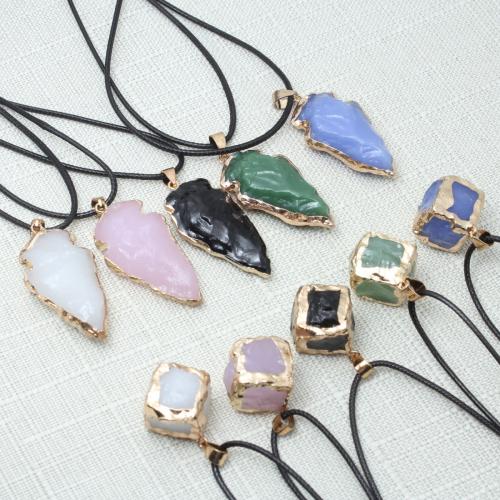 Gioielli ciondoli con gemme, pietra preziosa, with lega in zinco, Motivo geometrico, DIY & materiali diversi per la scelta, Venduto da set