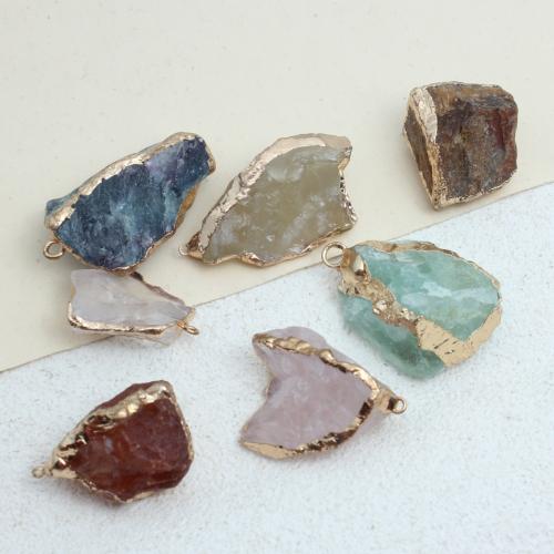 Jalokivi riipuksia koruja, Geometrinen kuvio, tee-se-itse & eri materiaaleja valinta, pendant size 20-35mm, Myymät PC