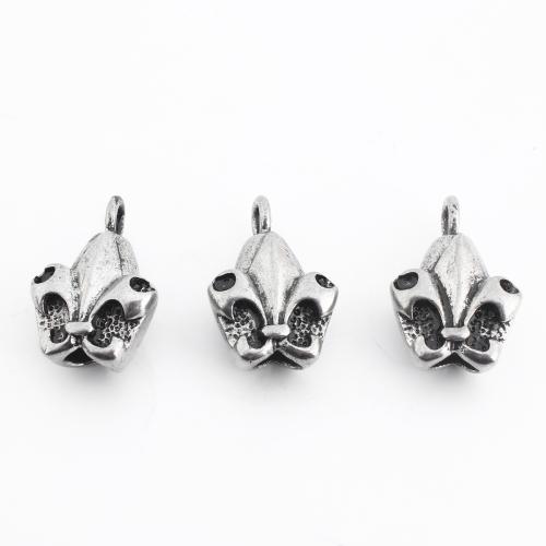 Rostfritt stål Smycken Hängen, 304 rostfritt stål, Vintage & DIY, 20x14x9mm, Säljs av PC