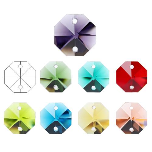 المعلقات الكريستال, بلور, نمط هندسي, ديي & أنماط مختلفة للاختيار, المزيد من الألوان للاختيار, 14mm, 200أجهزة الكمبيوتر/حقيبة, تباع بواسطة حقيبة