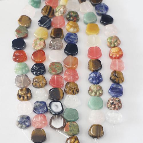 Gemstone smykker perler, Ædelsten, Claw, poleret, du kan DIY & forskellige materialer til valg, 16x15x8mm, Hole:Ca. 1.2-1mm, Ca. 13pc'er/Strand, Solgt af Strand