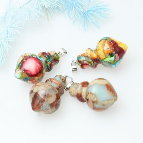 Imperial Jasper Medálok, Impression Jasper, Lopótök, DIY, több színt a választás, 16x30mm, Által értékesített PC