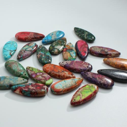 Imperial Jasper Pakabukai, Įspūdis Jasper, Ašara, Pasidaryk pats, daugiau spalvų pasirinkimas, 15x35x6mm, Pardavė PC