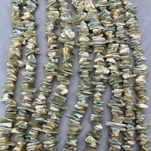 Naturliga sötvattensSnäckskalsPärlor, Shell, DIY, beads size 13-16mm, Ca 130PC/Strand, Säljs av Strand