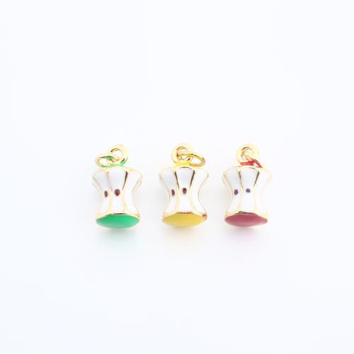 Brass Jewelry Pendants gold color plated DIY & enamel Sold By PC