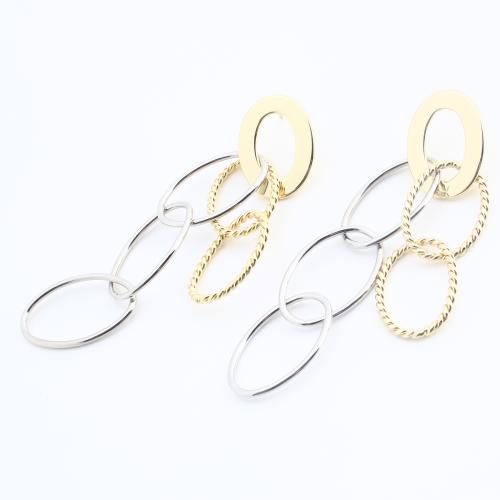 Prás Buail Earring, Patrún Geoiméadrach, plátáilte, jewelry faisin & do bhean & log, 85x17x14mm, Díolta De réir Péire