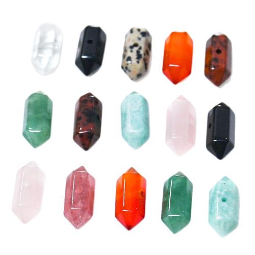Gemstone Jewelry Beads Geometrical Pattern DIY Sold By PC