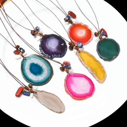 Agate Jewelry Pendants irregular random style & DIY Sold By PC