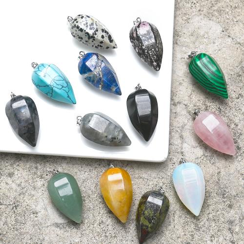 Gemstone Pendants Jewelry Teardrop DIY & faceted Sold By PC