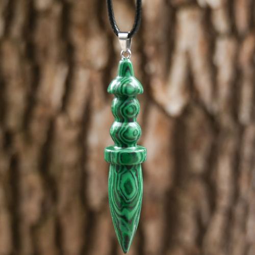 Gemstone Pendulum Pendant DIY Sold By PC