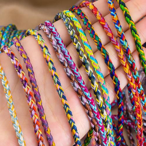 Ledning af polyester, du kan DIY, flere farver til valg, 4m/Spool, Solgt af Spool