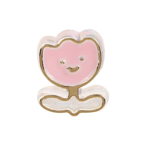 Acryl sieraden kralen, Tulip, DIY & glazuur, meer kleuren voor de keuze, 25x20mm, Verkocht door PC