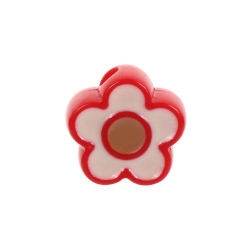 Acryl Schmuck Perlen, Blume, DIY & Emaille, keine, 20mm, verkauft von PC