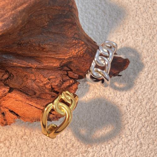 Aço inoxidável 304 Cuff Ring Finger, banhado, joias de moda & para o homem, Mais cores pare escolha, vendido por PC