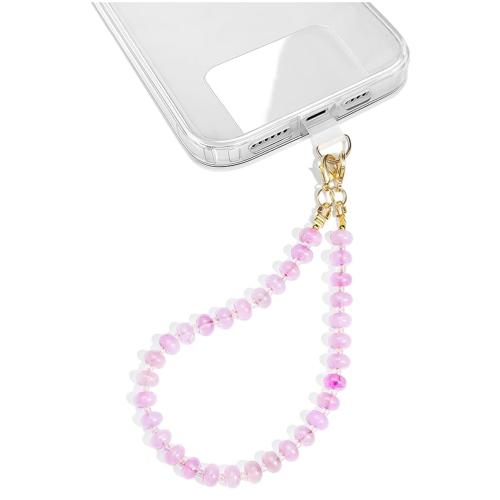 Edelsteen Cell Phone Lanyard, met Zinc Alloy, Abacus, verschillende materialen voor de keuze & uniseks, 90mm, Verkocht door PC