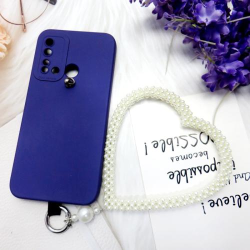 ABS Plastic Pearl Cell Phone Chain with Zinc Alloy handmade Korean style & for woman Sold By PC