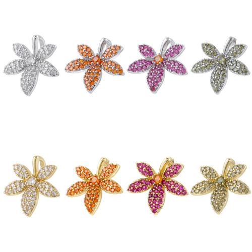 Rhinestone Brass Pendants plated DIY & with rhinestone Sold By PC
