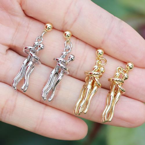 Brass Drop Earring plated for woman Sold By Pair