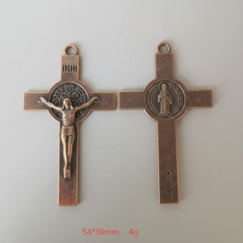 Zinc Alloy Cross Pendants plated DIY Sold By PC