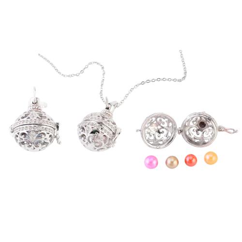 Małż Naszyjnik, ze wisiorek ze stopów cynku, ze 5cm przedłużeniami łańcuszka, dla kobiety & pusty, dostępnych więcej kolorów, pendant size 18-25mm, długość około 40 cm, sprzedane przez Ustaw