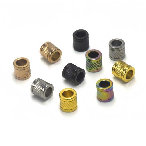 Stainless Steel Spacer Beads 304 Stainless Steel Vacuum Ion Plating DIY Approx 6mm Sold By PC